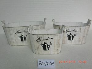 Artigianato in legno nordico per realizzare vecchi vasi ovali <span class=keywords><strong>con</strong></span> spago fioriere portatili decorazione per la casa vasi da fiori succulenti - Product Image 4