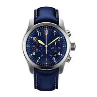 Reloj Automático de Alta Calidad OEM Personalizado con Cristal de Zafiro para Hombre, Cronógrafo