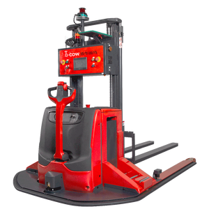 Robot <span class=keywords><strong>AGV</strong></span> personalizado, vehículo guiado automatizado, carretilla elevadora no tripulada, transpaleta para logística, Robot, gestión de almacenamiento de almacenes - Product Image 3