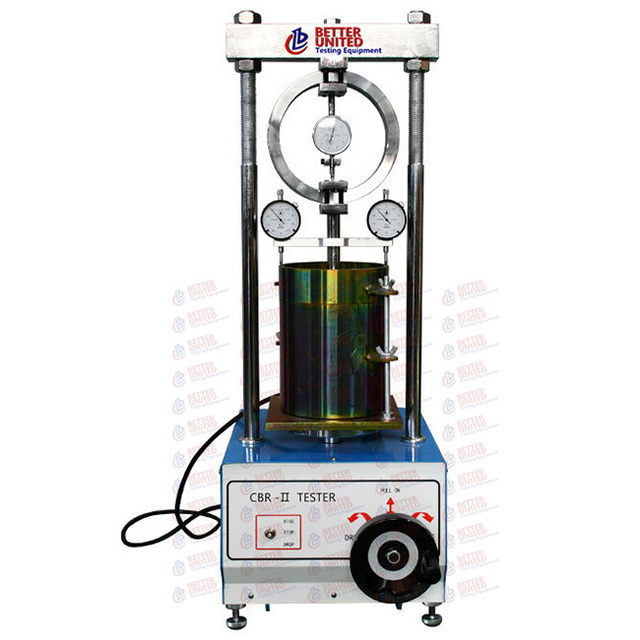 Economical Manual CBR Test Machine / Instruments With Load Ring