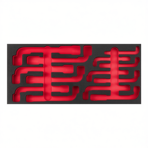 Éponge à maquillage 519 M 291N13V, outil de mélange en mousse rouge pour application sur le visage - Product Image 2