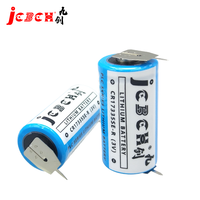 La Batería JCBCH CR17335SE-R de 3.0V con Li-MnO2 es Apta para el Sistema PLC de Mitsubishi, Servidor CNC, Placa Base de CPU Serie Q