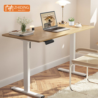 Bureau assis-debout à moteur unique et réglable en hauteur Cadre de bureau debout électrique intelligent personnalisé Bureau debout ergonomique