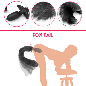 Đồ chơi tình dục qua đường hậu môn nam & nữ rung lắc lắc lưng nữ đuôi Cáo Cắm chống nước đạo cụ cosplay người lớn giải trí BF-024 - Product Image 3