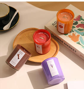 Vela Aromática de Cera de Soya de Larga Duración Hecha a Mano con Logotipo Personalizado LANJO, Caja de Regalo para Decoración Navideña del Hogar - Product Image 4