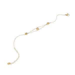 18K PVD Stainless Steel Round Ball Bracelet Small Gold Color Beans Women's <b>Chain</b> Bracelet Personalized Trendy Jewelry - Product Image 1