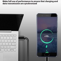 Cable de Datos Micro USB de 1m para Dispositivos Apple de 7ª Generación, V8 TPE 3A, Carga Rápida, Compatible con Fundas