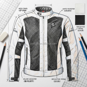 Chaqueta de Motocross <span class=keywords><strong>Deportiva</strong></span> Transpirable de Malla para Hombre, Modelo 3027 61, Personalizada de Fábrica, para Verano - Product Image 3