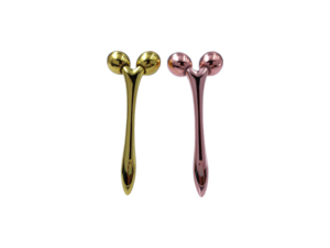 2024 nouveau <span class=keywords><strong>Mini</strong></span> lifting du visage 3D rouleau de visage en alliage de Zinc outil de soin de la peau pour le Massage du visage en métal - Product Image 6