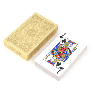 Naipes de Papel de Lujo de Alta Calidad Hechos en China con Borde Dorado/Plateado, Acabado de Superficie Personalizado, Estampado en Frío y Empaque Personalizado - Product Image 2