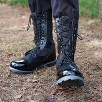 Sepatu Hiking Taktis Kulit Sapi Suede Gaya Gurun, Kulit Asli Setengah Tinggi, Anti-Selip untuk Latihan Musim Panas dan Dingin, Promo Hot Sale
