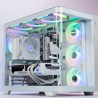 DEEPCOOL AK700 VC WHITE Air-Cooled CPU Cooler with Technology 7 Heat Pipes 120mm Fluid Bearing Fan 21dBA Quiet Operation