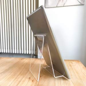 Soporte de acrílico para libros, soporte de caballete de exhibición de acrílico transparente para exhibir álbumes de imágenes, libros, hojas de música y cuadernos - Product Image 6