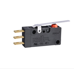 ไมโครสวิตช์ SPDT 16A 250V IP67 MT3 พลาสติก อายุการใช้งานยาวนาน ความน่าเชื่อถือสูง สำหรับรถยนต์ อุปกรณ์การเกษตร และเครื่องใช้ไฟฟ้าสีขาว - Product Image 3