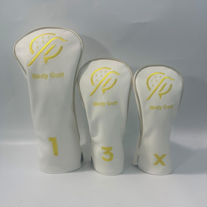 Vente en gros Couvre-têtes de golf étanches pour conducteur <span class=keywords><strong>1</strong></span> 3 5 Couvre-têtes en bois Couvre-têtes de golf en stock Accessoires de golf Club Couvre-chefs de golf en vrac - Product Image 1