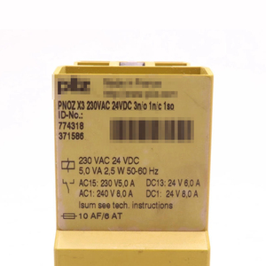 RELÉ DE SEGURIDAD PN0Z X3 230VAC 24VDC 3n/o 1n/c 1so 774318 Controlador Lógico Programable PLC - Product Image 2