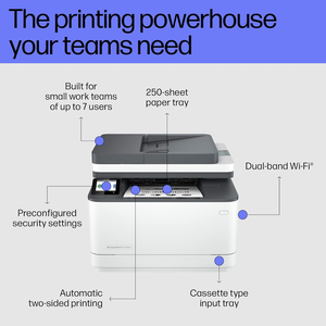 Impresora Láser Multifunción de Alta Velocidad MFP3104fdw Inalámbrica, Dúplex, USB, Fotocopiadora y Escáner, Impresora Láser Multifunción Automática - Product Image 4