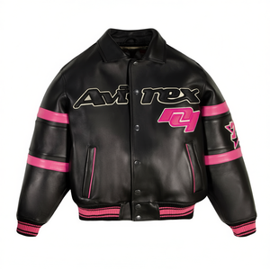 VESTE ICON CAMO ÉDITION LIMITÉE AVIREX CUIR USA TAILLES PERSONNALISÉES VESTES MEILLEURES VENTES DE HAUTE QUALITÉ - Product Image 1