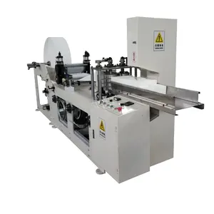 Neue zustand Kleine waage papier tissue druck folding volle automatische serviette, der maschine