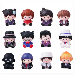 Adulto neonato nonna nonno in miniatura ragazzo e ragazza per giocattoli in resina bambini bambini piccole figurine di personaggi dei cartoni animati - Product Image 1