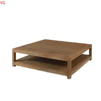 Mobili di design unico quadrato in legno tavolino da caffè