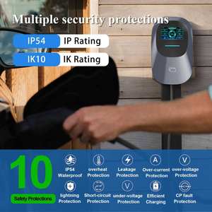 Borne de <span class=keywords><strong>recharge</strong></span> murale pour VE 7 kW avec mesure du kWh en temps réel, faible coût d'entretien pour les projets de <span class=keywords><strong>recharge</strong></span> de VE en immeubles multi-appartements - Product Image 4