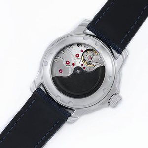 Reloj Mecánico de Alta Gama para Hombre 2026 Elite Luxury Luminoso, Resistente al Agua, con Reserva de Energía, Correa de Nailon Azul, Esfera Azul y Cristal de Zafiro - Product Image 3