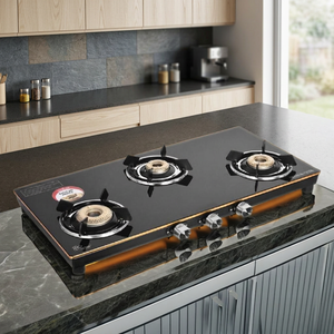 Stainless Steel 3 Burner Table Top Gas <b>Stove</b> LPG Cooktop Compact Hob High Efficiency Kitchen Appliance Home Hotel - Product Image 4