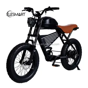 Elesmart produce Big Motor Power Mountain E-bike Ebike Beach Cruiser 48V 500/750w/1000w bicicletta elettrica Vintage