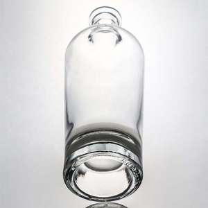 Venta Al Por Mayor Botella De Vidrio Transparente Personalizada Para Licor De Whisky Y Tequila De 750ml Con Tapas - Product Image 2