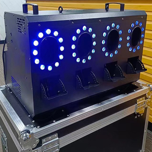 DMX 8 Kanal 3000W LED RGBW Kuru Buz Sis Duman Kabarcık Makinesi 4 Delikli 48*3W Elektrikli Uzaktan Kumandalı Metal Düğün Bar Parti Sahne - Product Image 5