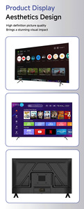 โรงงานขายส่งทีวี LCD ขนาด 32-100 นิ้ว 4K Ultra HD Smart WiFi รองรับการส่งภาพหน้าจอ สำหรับห้องนั่งเล่น จัดส่งแบบชิ้นเดียว - Product Image 4