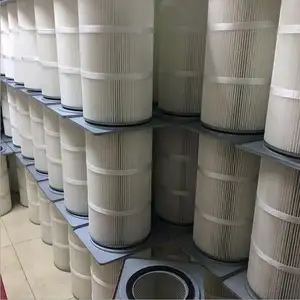 Online Wholesale Cartridge Dust Filter With Square Cover Cartridge Polyester Washable Air Filter