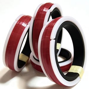 ซีลกระบอกไฮดรอลิก แบบ ZP ยี่ห้อ OEM แบบวงกลม โอริง รูปทรงตัดขวาง วัสดุ PU PTFE แบบวงแหวนผสม - Product Image 3