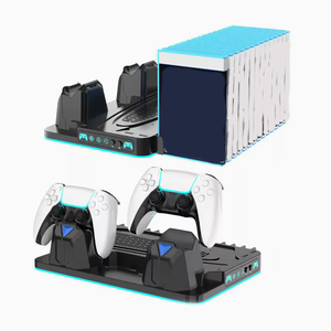 Estación de Carga RGB con Refrigeración para Consola PS5/Pro/Slim, Base Multifuncional para Controles, Soporte de Juego para Accesorios de <span class=keywords><strong>PlayStation</strong></span> <span class=keywords><strong>5</strong></span> - Product Image 2