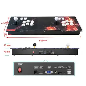 High Quality Pandora Arcade Box 4710 In 1 Game 26 Pieces 3D Game Video Joystick Button Retro Game Console Arcade