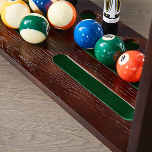 Support de <span class=keywords><strong>rangement</strong></span> pour queues de billard sur pied, 8 emplacements, présentoir en bois avec étagère de <span class=keywords><strong>rangement</strong></span> pour billes, mobilier de salle de jeux - Product Image 4
