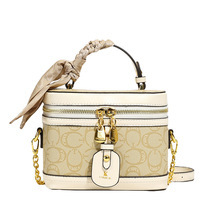 Bolso de Mano Cuadrado <span class=keywords><strong>Grande</strong></span> de PU con Estampado Retro de Alta Gama para Mujer, Nuevo, Casual, con Cadena para Llevar al Hombro o Cruzado - Product Image 1