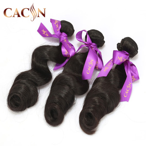 CACIN 100 Cheveux humains indiens pour coiffure longue, ensemble de cheveux humains authentiques à <span class=keywords><strong>New</strong></span> <span class=keywords><strong>York</strong></span> - Product Image 2
