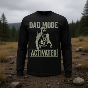 T-shirt à manches longues pour papa, mode tactique activé, porte-bébé militaire - Product Image 3