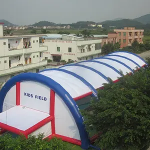 Portable Inflatable Volleyball Cover Kids Inflatable Soccer/basketball Field Inflatable Tunnel Tent/building For Sports