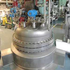 Ketel reaktor kimia Batch baja tahan karat reaksi Bio industri tangki pengaduk uap elektrik reaktor jaket pirolisis