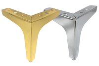 Sofa beine für Möbel Ersatz Chrom Dreieck Metall Modern Großhandel 130mm Eisen New Sofa Fancy Leg Patas Para Sofa