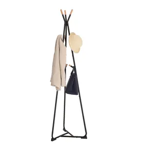 SONGMICS Hot Sale <strong>Standing</strong> Cloth Hanger Holder Modern Entryway Hall Tree Clothes <strong>Hat</strong> Coat Rack - Product Image 1
