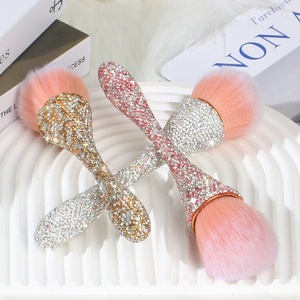 Pinceau à ongles en céramique incrusté de diamants, poils doux Kolinsky, pinceau à poudre en nylon pour la beauté et la manucure - Product Image 5