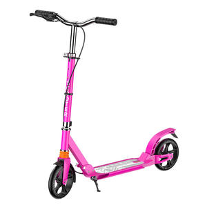 Scooter adulte pliable d'équitation robuste avec frein à disque et amortisseur Scooter de banlieue portable pour l'équitation urbaine - Product Image 3