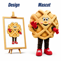 MOQ 1 PC Costume de Mascotte Gonflable en Peluche Ultra Douce Personnalisé pour Événements de Noël et de Marque, OEM/ODM Disponible, Taille Adulte