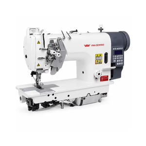 VMA <b>Low</b> Price Walking Foot Industrial Sewing Machine Imported Rotary Shuttle Stitch <b>Double</b> Needle Lockstitch for Garments - Product Image 1