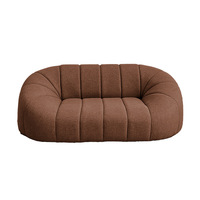 Canapé compressé en gros, style nordique, rond, tatami, fauteuil inclinable paresseux, simple ou double place, compact et pliable pour petits espaces et appartements