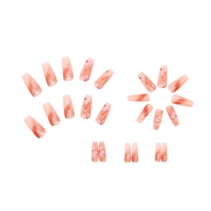 <span class=keywords><strong>Uñas</strong></span> Postizas al por Mayor, Puntas <span class=keywords><strong>de</strong></span> Gel Acrílico ABS, 24 Uds., Forma Almendrada, Reutilizables, Kits <span class=keywords><strong>de</strong></span> <span class=keywords><strong>Diseño</strong></span> <span class=keywords><strong>de</strong></span> <span class=keywords><strong>Uñas</strong></span>, Manicura con <span class=keywords><strong>Mariposas</strong></span> y Pegamento - Product Image 6